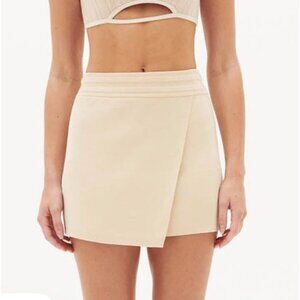 Nagnata Cream Mini Skirt